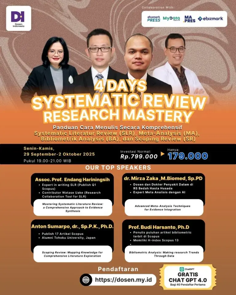 4 DAYS SYSTEMATIC REVIEW RESEARCH MASTERY